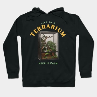 Life in a terrarium - Keep it calm - Snail Terrarium Hoodie